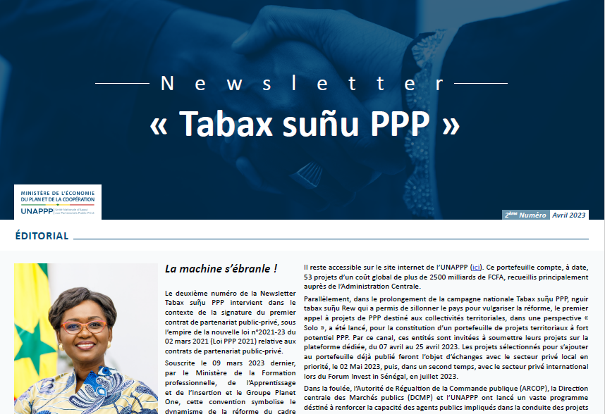 Newsletter « Tabax suñu PPP N°2 »